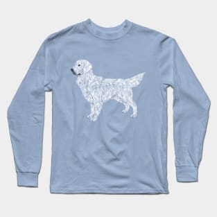 I Love my English Cream Golden Retriever Long Sleeve T-Shirt